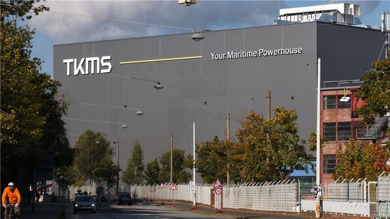 Marineschiffbauer TKMS legt fulminanten Börsenstart hin In dieser Halle in Kiel werden U-Boote gebaut.