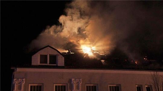 In einem Mehrfamilienhaus in Ludwigslust ist ein Feuer ausgebrochen.