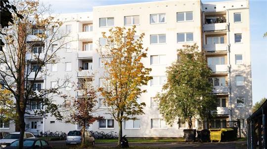 In einer Plattenbausiedlung in Greifswald haben Polizeibeamte iin einer Wohnung eine zerstückelte Leiche gefunden.