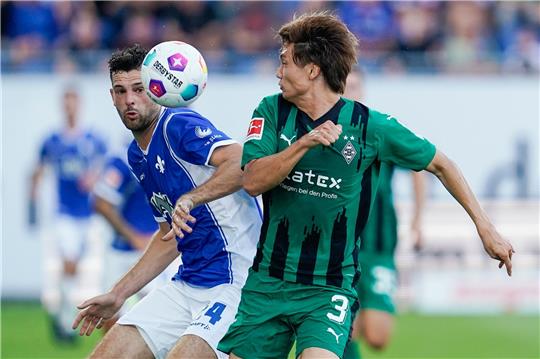 In einer ereignisreichen Partie trennten sich der SV Darmstadt und Borussia Mönchengladbach 3:3.