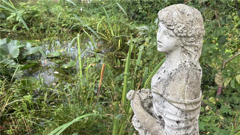In ihrem verwunschenen Garten findet Birgit Lemmermann Inspiration.