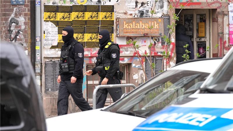 In mehreren Städten war die Polizei im Einsatz. 