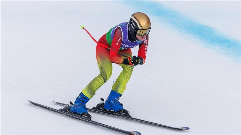 In rasender Fahrt: Andrea Rothfuss.