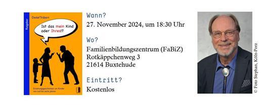 In seinem Elternvortrag gibt Autor Detlef Träbert praktische Erziehungstipps.