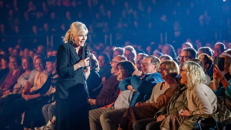 Ina Müller trat zuletzt im Februar 2023 in der Bremerhavener Stadthalle auf.