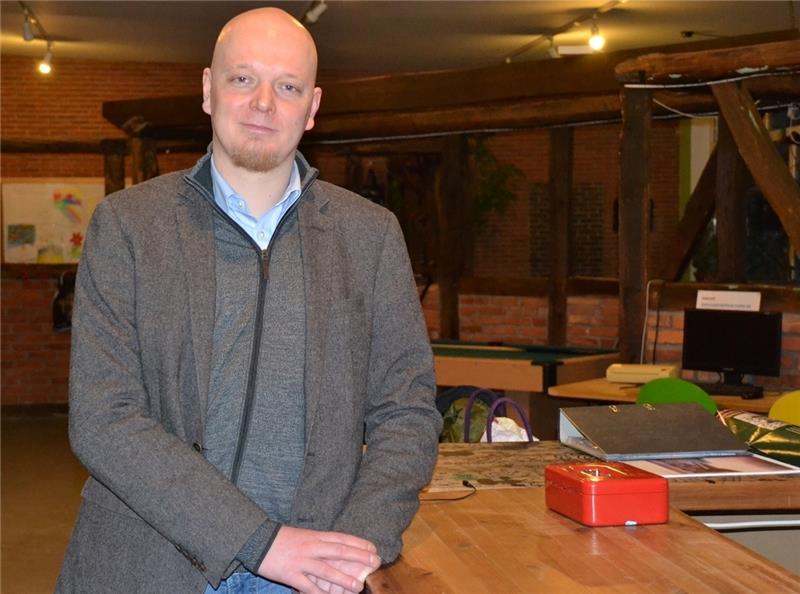 Inhaltlich und räumlich hat Michael Cohrs viel vor mit dem Jugendzentrum in Steinkirchen. Foto Tiemann