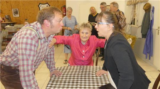 Inselonerprobe, von links: Dirk Büther, Elke Koch, Steffi Böttcher.