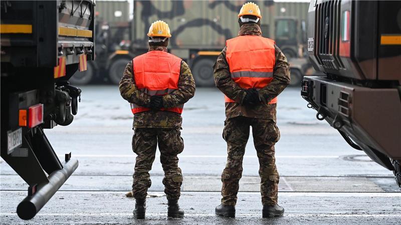 Insgesamt sind elf Nato-Länder an dem Manöver beteiligt. 