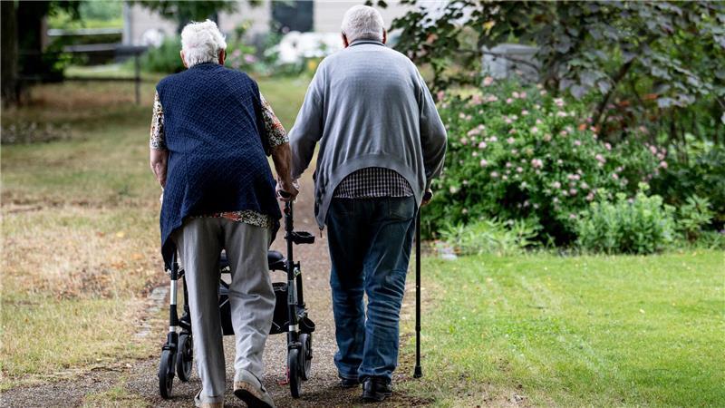 Anders gehen bei Knie-Arthrose könnte helfen Irgendwann geht es für viele mit Arthrose nicht mehr ohne - nicht ohne Schmerzen, nicht ohne Gehilfe. (Symbolbild)