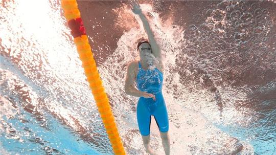 Isabel Gose holte über 1500 Meter Freistil WM-Bronze.