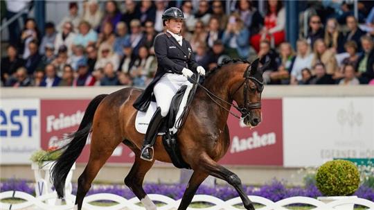 Isabell Werth darf mit Wendy (nicht im Bild) auf einen Olympia-Start hoffen.