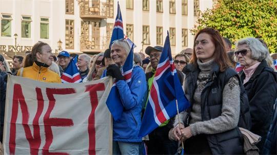 Island stimmt gegen die Wiederaufnahme der EU-Gespräche. (Archivbild)