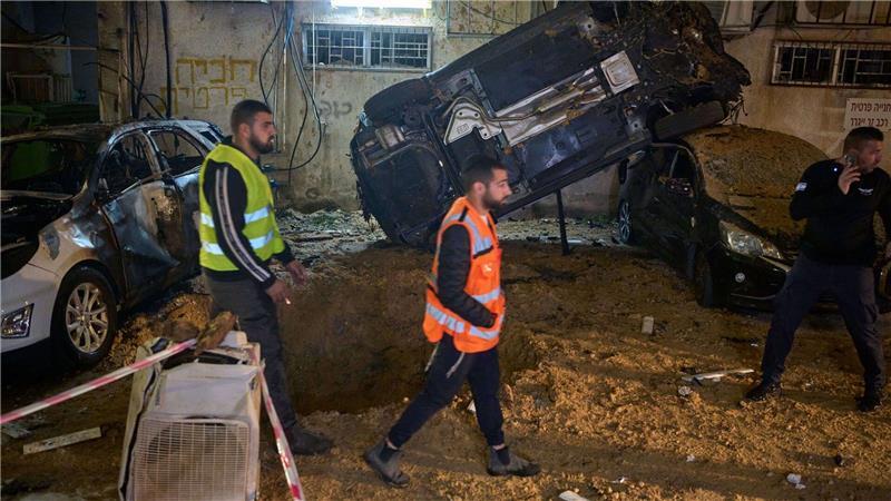 Israel sieht sich weiter Beschuss aus dem Iran ausgesetzt.   