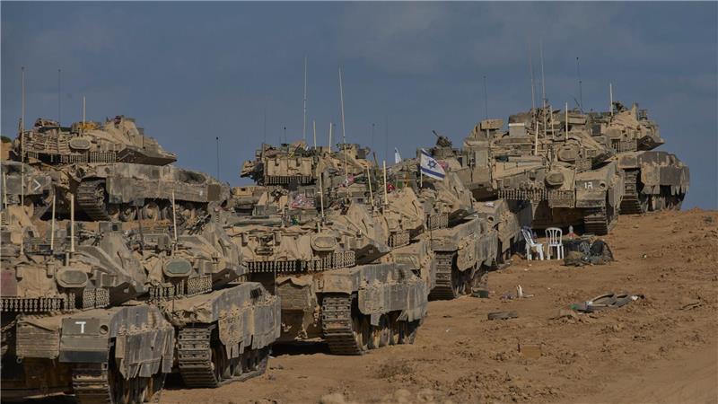 Bilder des Tages Israelische Panzer nahe des Gazastreifens
