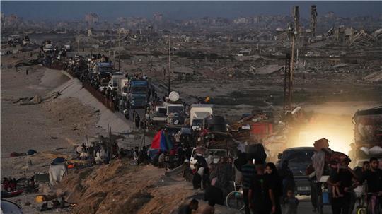 Israels Armee hat die Bewohner der Stadt Gaza zur Flucht aufgerufen. 