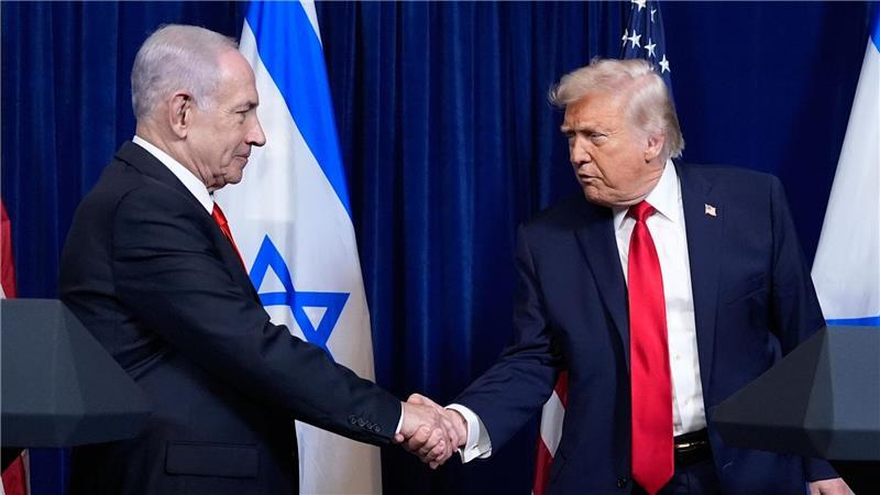 Trump droht dem Iran und der Hamas Israels Premier Netanjahu kündigt die Auszeichnung von US-Präsident Trump mit dem Israel-Preis an.