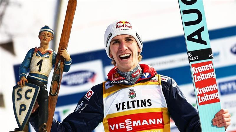 Ist jetzt der Gejagte: Österreichs Daniel Tschofenig.