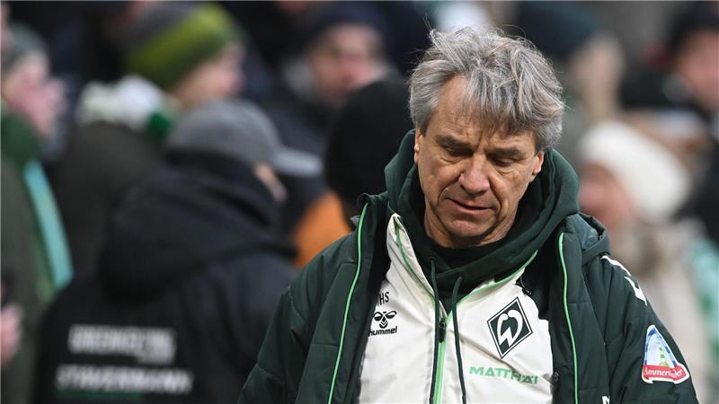 Ist mit Werder Bremen seit zehn Spielen sieglos: Trainer Horst Steffen.