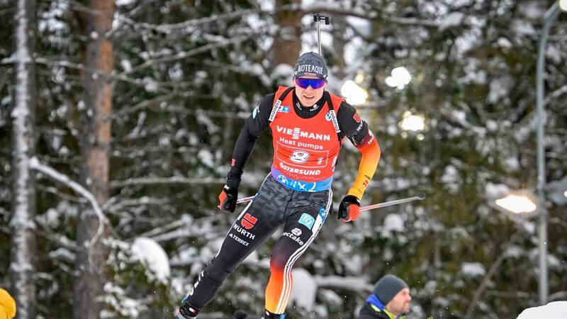 Ist trotz des siebten Platzes zufrieden mit dem Saisonstart: Biathlet Justus Strelow.