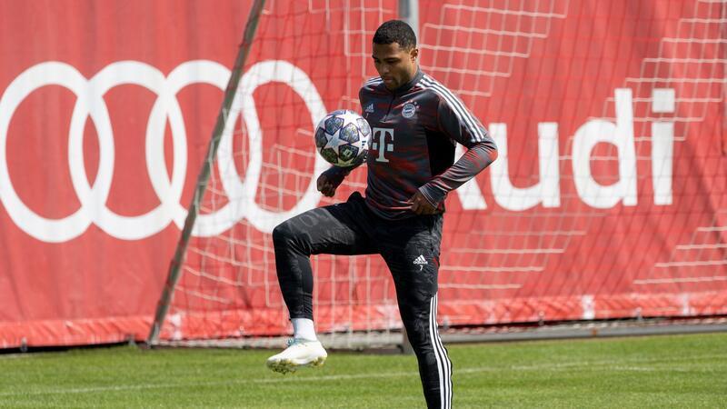 Gnabry und de Ligt zurück im Bayern-Training Ist zurück im Bayern-Training: Serge Gnabry.