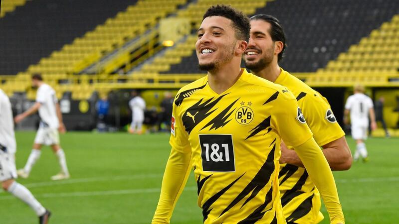 Medien: Sancho-Rückkehr zum BVB steht fest Jadon Sancho wird Berichten zufolge in den kommenden Tagen in Dortmund erwartet.