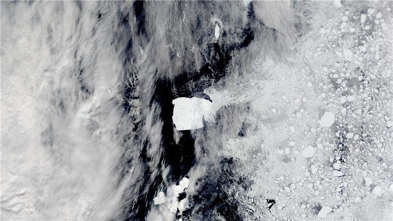 Einst größter Eisberg der Welt wohl bald verschwunden Jahrzehntelang hing der Eisberg fest, bevor er sich in Bewegung setzte.