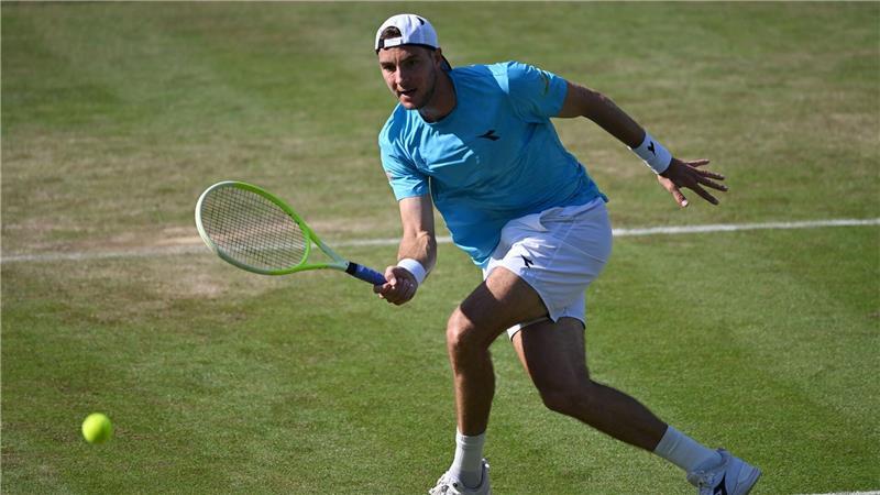 Jan-Lennard Struff mühte sich im Achtelfinale gegen Jiri Lehecka vergeblich.