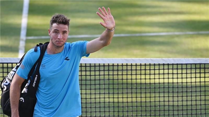 Jan-Lennard Struff verliert sein Achtelfinale gegen Jiri Lehecka.
