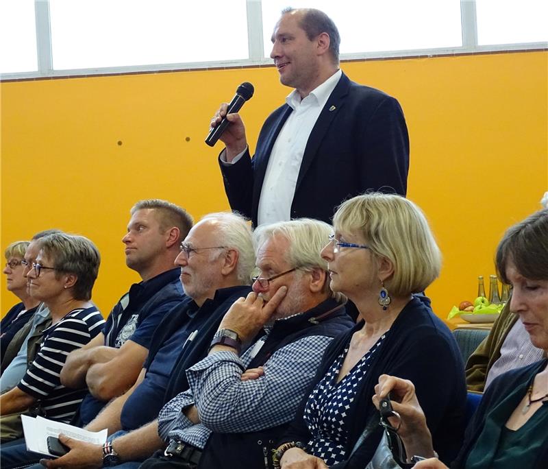 Jan Lüdemann von der Unabhängigen Wählergemeinschaft begrüßt die Bürgerbeteiligung. Foto Lepél