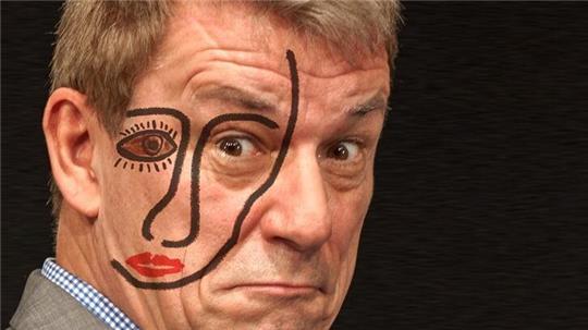 Jan-Peter Petersen mit seinem Kabarett-Programm „zu spät ist nie zu früh“.