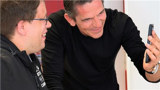 Jan und Deniz Aytekin hatten gemeinsam viel zu lachen.