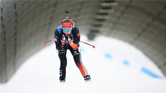 Janina Hettich-Walz erreichte beim Sprint in Canmore als einzige Deutsche die Top Ten.