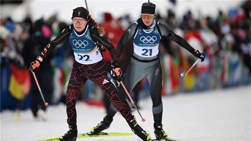 Janina Hettich-Walz (l) lag lange gut im Rennen. (Archivbild)