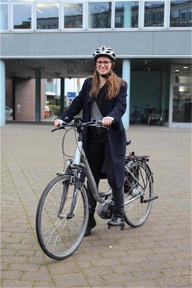 Janna Ortmanns (39) fährt selbst gern mit dem Rad.