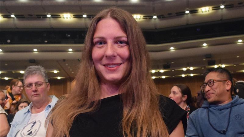 Jasmin Kramp ist für Michael Schulte aus Hannover angereist.