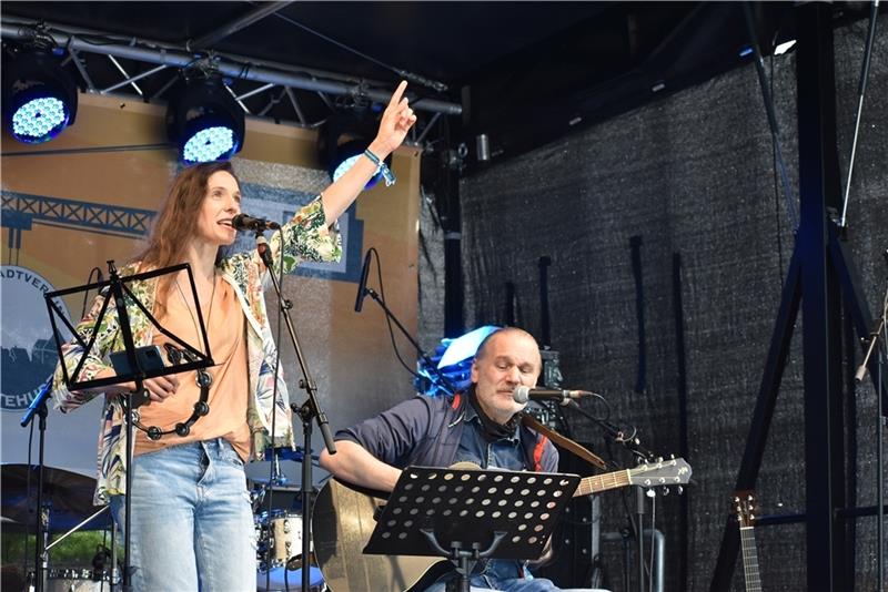 Jasmin und Vladan Antic haben wie schon beim Wehdenhof Open-Air eine bunte Musikmischung für Klein und Groß im Gepäck. Foto: Weselmann