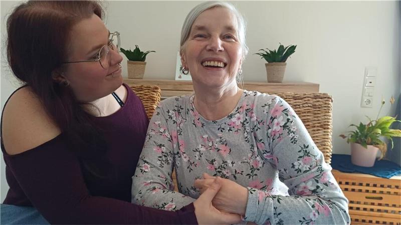 Jasmin und ihre Mutter Verona.