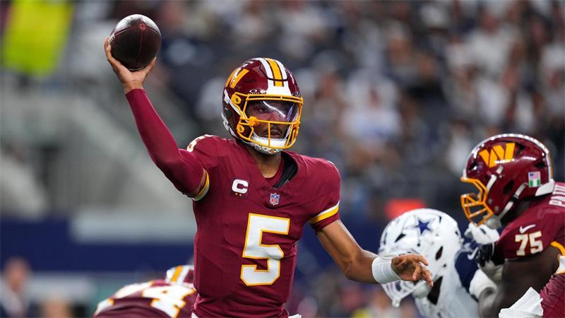 NFL: Mahomes und Kelce führen Chiefs zu zweitem Saisonsieg Jayden Daniels verletzte sich bei der Niederlage gegen die Dallas Cowboys.