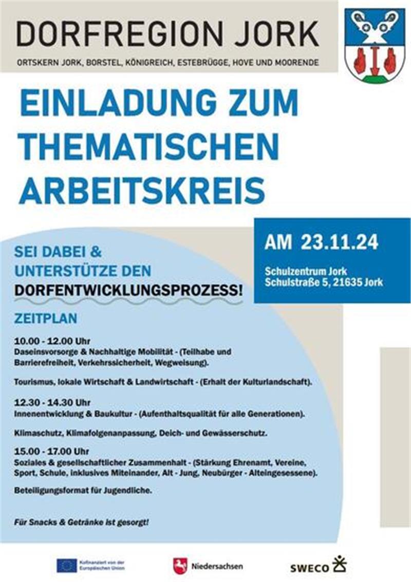 Workshops in der Schule: Dorfregion Jork aktiv mitgestalten Jeder ist eingeladen, sich am Dorfentwicklungsprozess zu beteiligen.