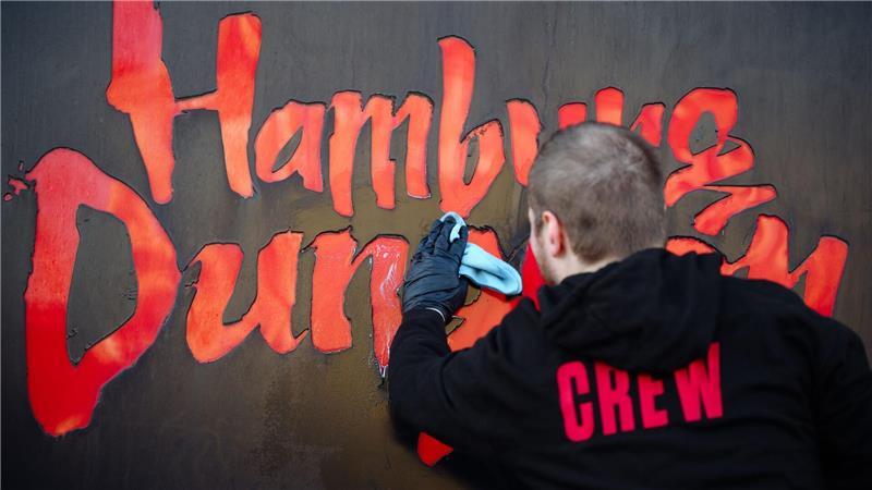 Jedes Jahr aufs Neue: Der große Frühjahrsputz des Hamburg Dungeon.