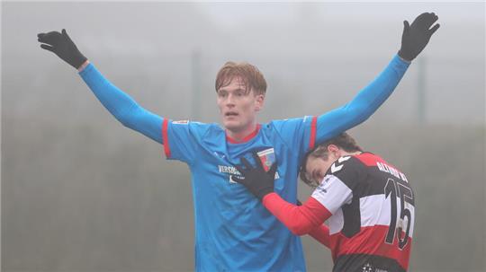 Jelldrik Dallmann erzielt sein erstes Pflichtspieltor für die SV D/A.