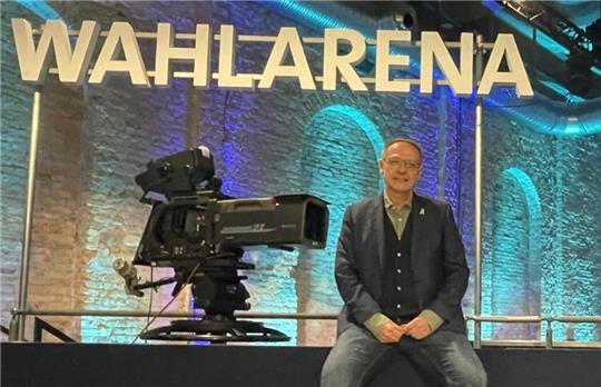 Jens Nübel aus Buxtehude in der ARD-Wahlarena.