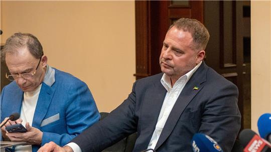 Jermak war die rechte Hand von Präsident Wolodymyr Selenskyj. (Archivfoto)