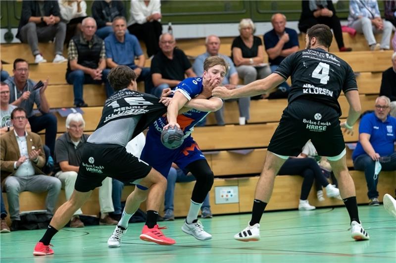 Jesper Müller spielte wie entfesselt und agierte als Antreiber im Angriff der Fredenbecker. Foto: Jörg Struwe