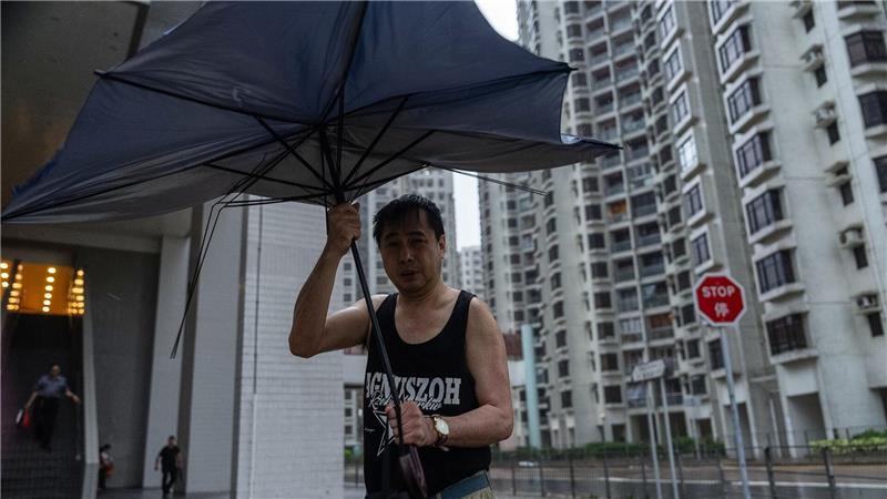 Jetzt rüstet sich Hongkong für den Sturm.