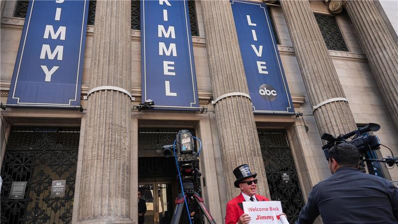 Jimmy Kimmel ging nach einer Zwangspause wieder auf Sendung. 