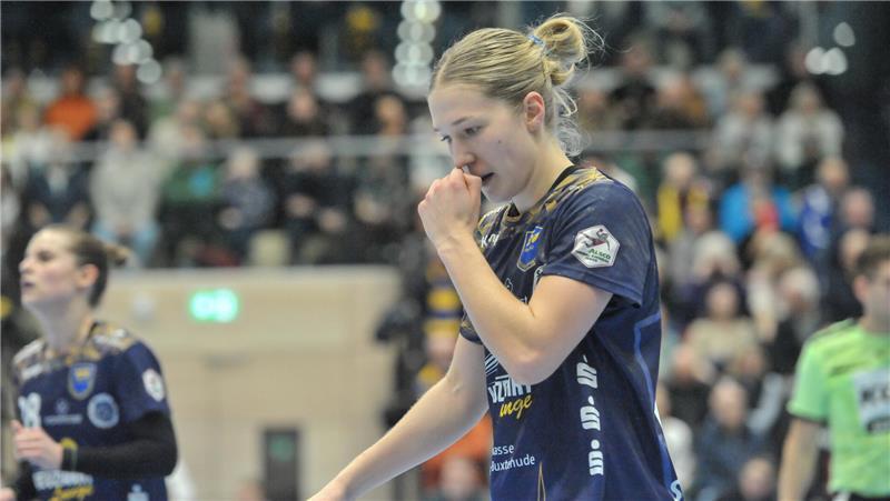 Dänischer Handball in Buxtehude: So hat Andersson den BSV verändert Johanna Andresen, eigentlich im Rückraum, spielte überraschend am Kreis.