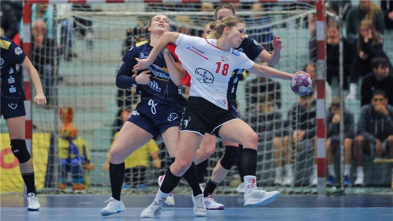 Johanna Andresen im Leverkusener Trikot.