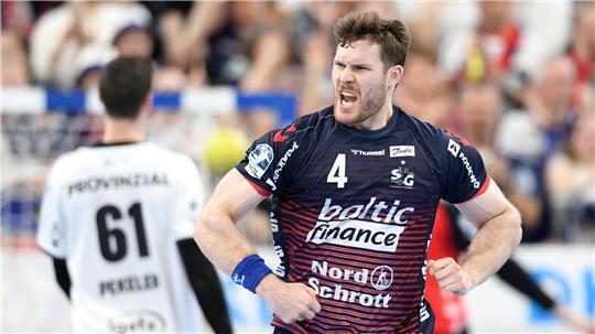 Johannes Golla und die SG Flensburg-Handewitt spielten beim Bergischen HC.