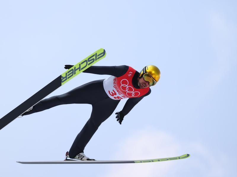 Johannes Rydzek hofft auf eine Medaille. Foto: Daniel Karmann/dpa